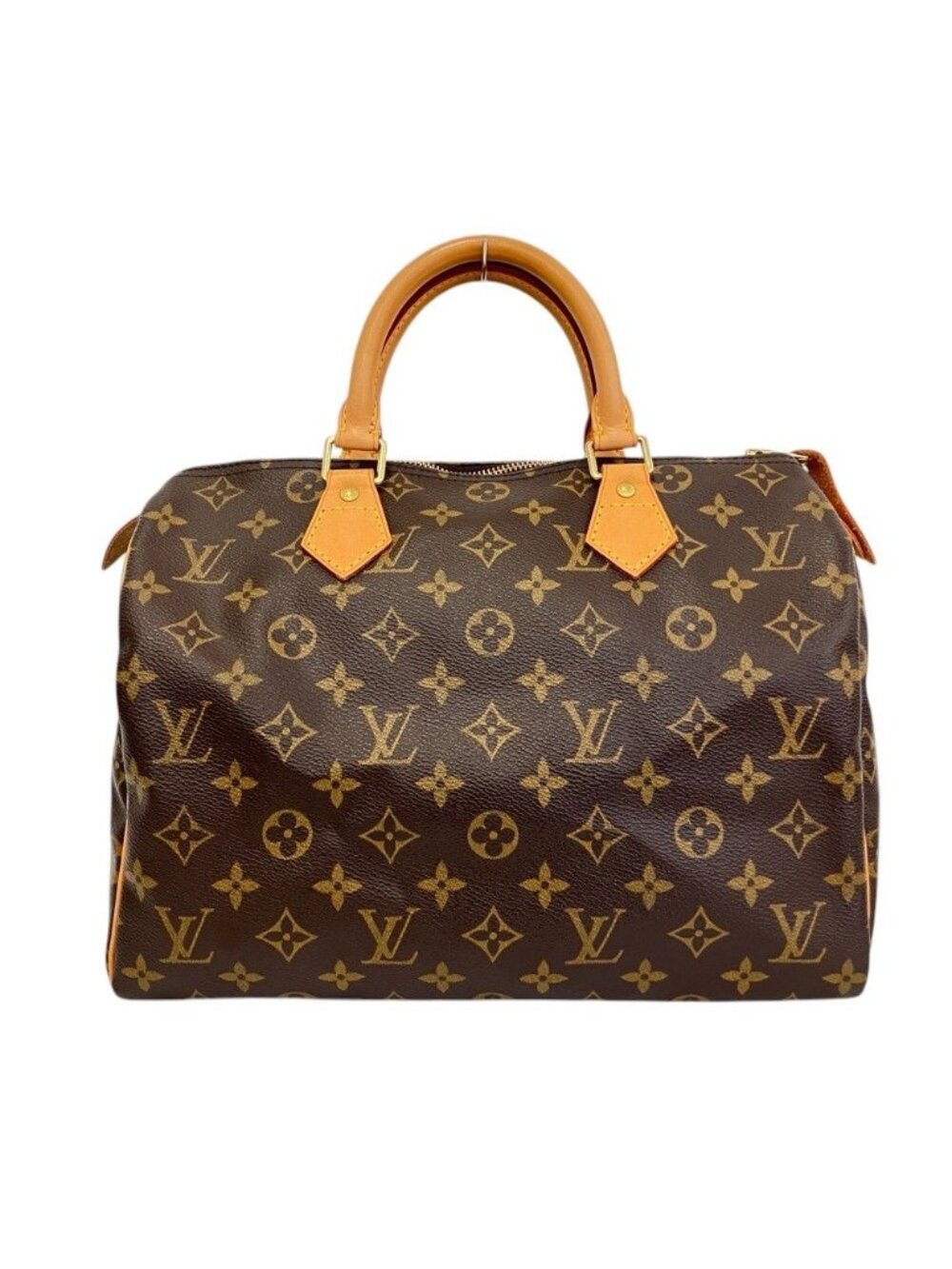 Louis Vuitton Speedy 30 Monogram Mini Boston Bag Brown